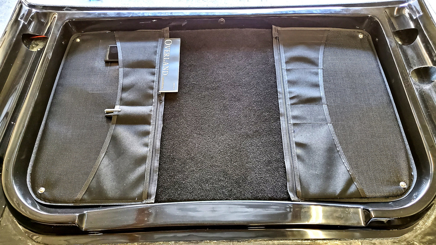 JK Gen2 J30 Camper - Navigator Headliner Organizer (Map Pockets)