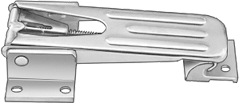 Camper Front Latch, Zinc