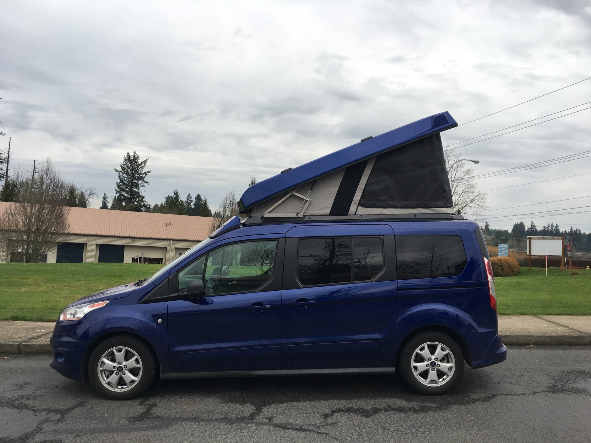 Ford Transit Connect Camper with Color Match option